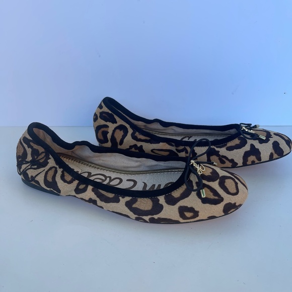 SAM EDELMAN Felicia Leopard Print Flat Size 7M - Picture 1 of 8